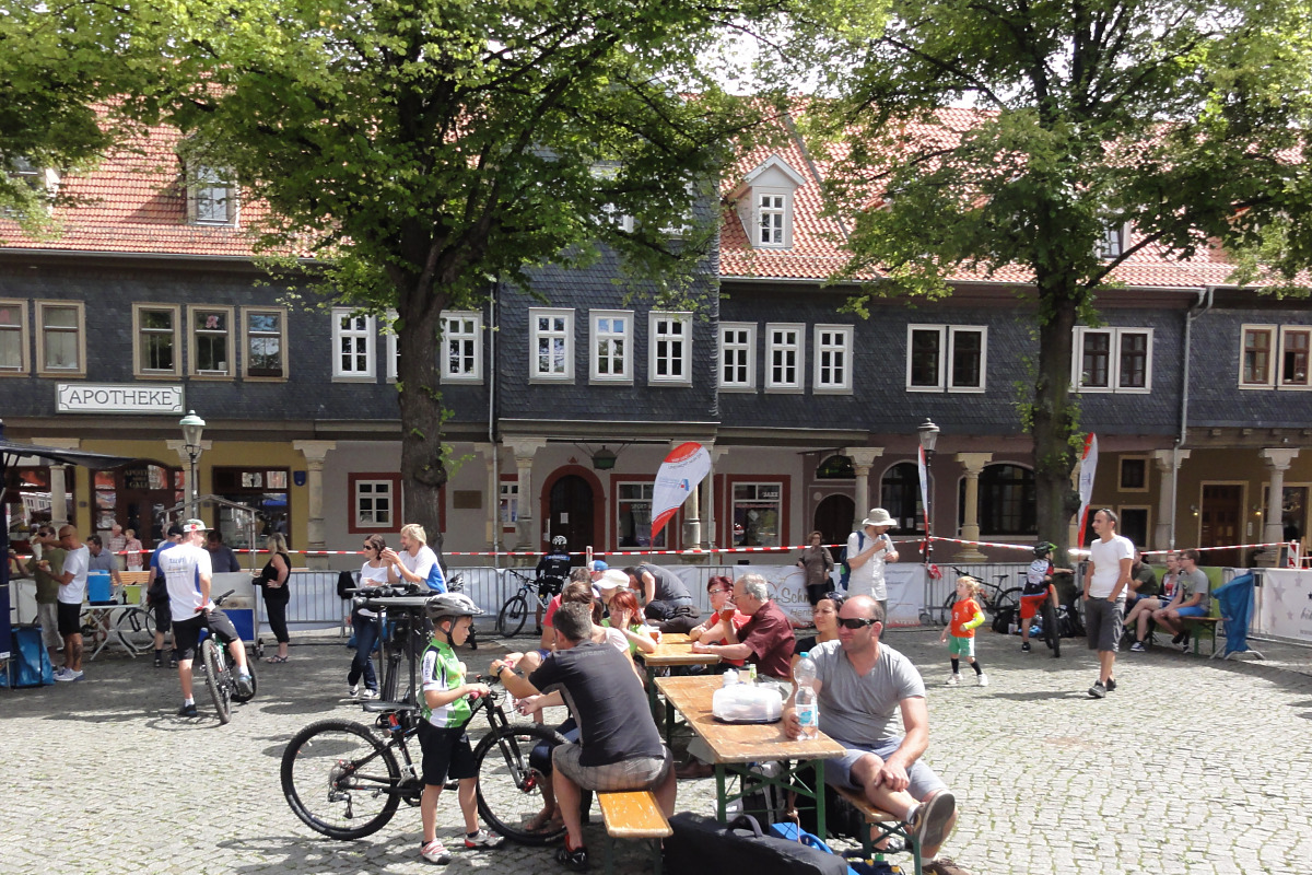 Am Markt in Arnstadt